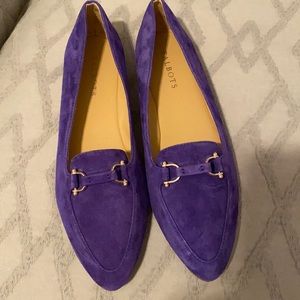 Talbot suede loader, 8 1/2, never worn